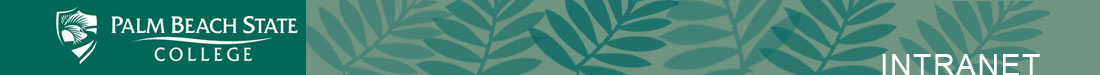Palm Beach State College Intranet Header Image